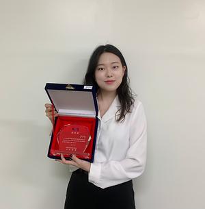 나노융합스쿨 이가영(석사) 학생 "2021 가을 한국물리학회" 장려상 수상